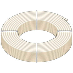 Mueller Industries - 0.862" ID x 1-1/8" OD, 100' Long, PEX-A Tube - Natural with Blue Print, 100 Max psi - Exact Industrial Supply