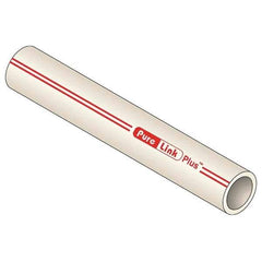 Mueller Industries - 0.671" ID x 7/8" OD, 20' Long, PEX-A Tube - Natural with Red Print, 100 Max psi - Exact Industrial Supply