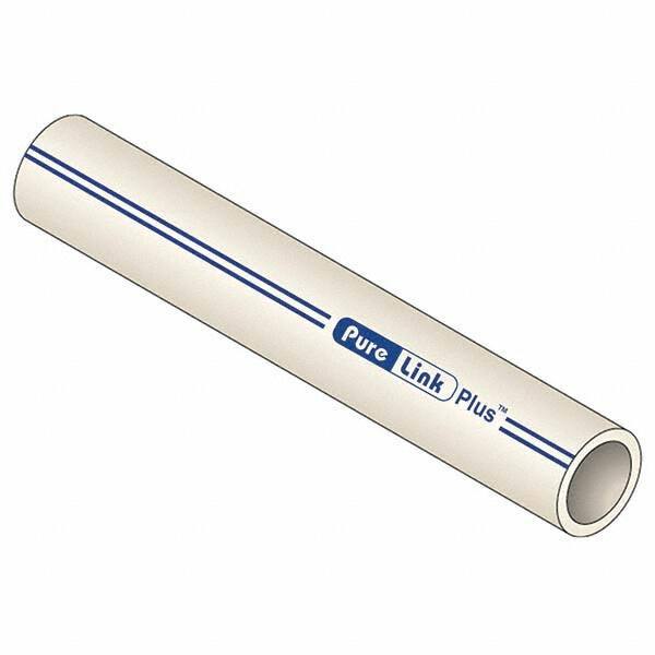 Mueller Industries - 0.862" ID x 1-1/8" OD, 100' Long, PEX-A Tube - Natural with Blue Print, 100 Max psi - Exact Industrial Supply