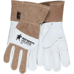 MCR Safety - Size L Cowhide Welding Glove - Exact Industrial Supply