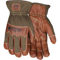 MCR Safety - Size L Goatskin Work Gloves - Exact Industrial Supply