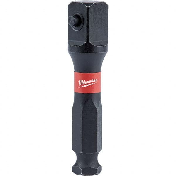 Milwaukee Tool - Socket Adapters & Universal Joints Type: Impact Adapter Male Size: 7/16 Socket Drive to 1/2 Hex - Exact Industrial Supply