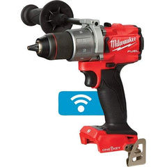 Milwaukee Tool - 18 Volt 1/2" Chuck Pistol Grip Handle Cordless Drill - 0-2000 RPM, Keyless Chuck, Reversible, Lithium-Ion Batteries Not Included - Exact Industrial Supply