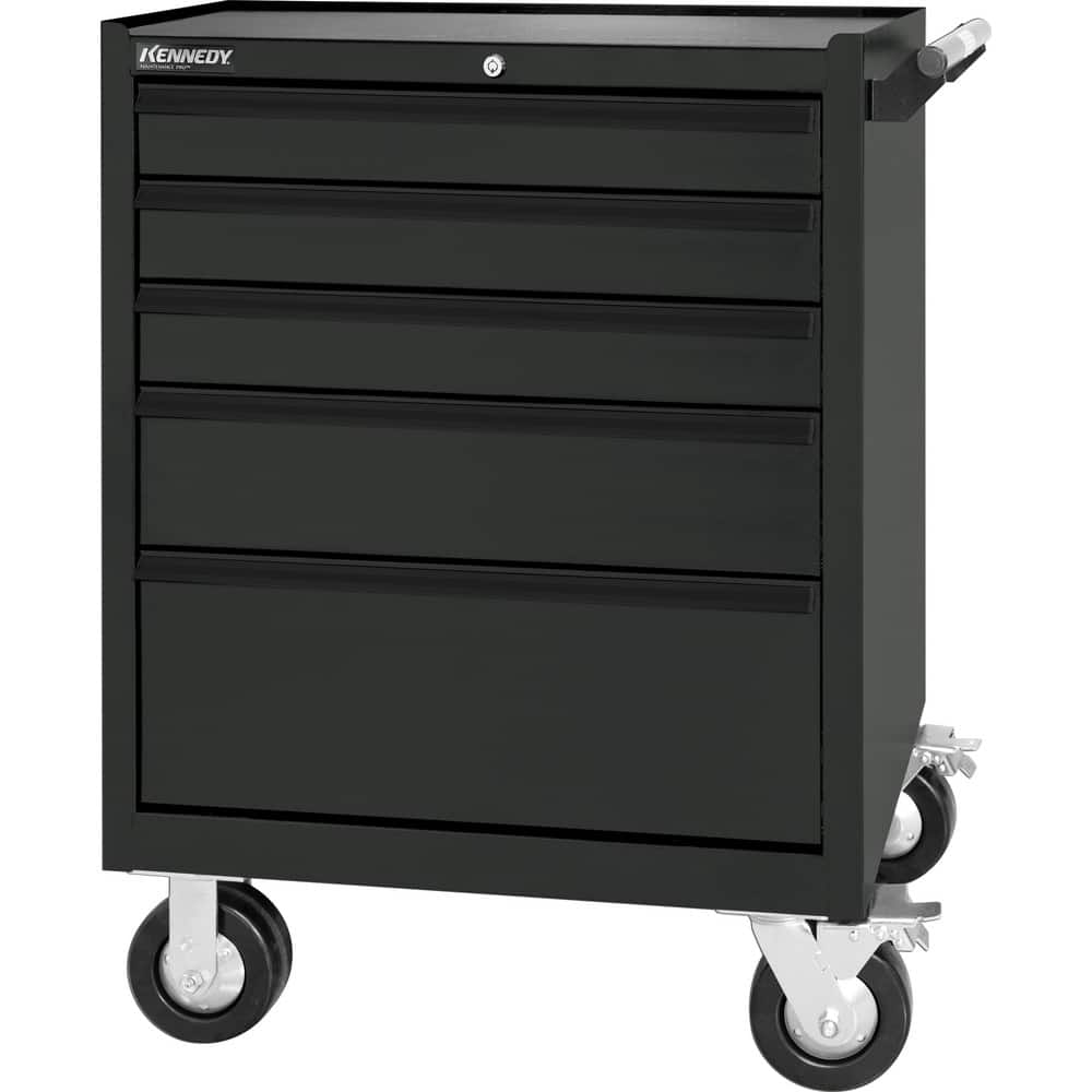 Tool Roller Cabinets; Overall Weight Capacity: 2800 lb; Drawer Capacity: 120 lb; Top Material: Steel; Color: Red; Overall Depth: 20 in; Overall Height: 40 in; Overall Width: 29; Locking Mechanism: Tubular Key Lock; Number Of Locks: 1; Drawer Slide Type: B