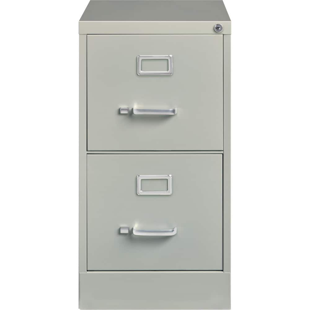 File Cabinets & Accessories; File Cabinet Type: Vertical; Color: Light Gray; Material: Steel; Number Of Drawers: 2.000