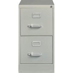 File Cabinets & Accessories; File Cabinet Type: Vertical; Color: Light Gray; Material: Steel; Number Of Drawers: 2.000