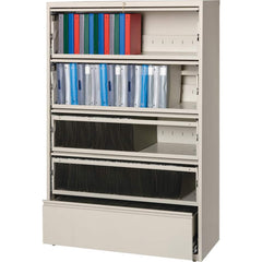 File Cabinets & Accessories; File Cabinet Type: Horizontal; Color: Putty; Material: Steel; Number Of Drawers: 5.000