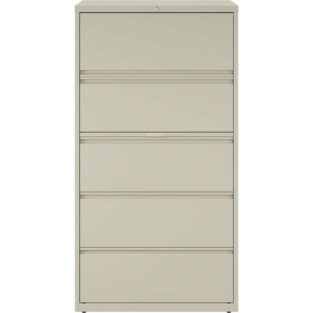 File Cabinets & Accessories; File Cabinet Type: Horizontal; Color: Putty; Material: Steel; Number Of Drawers: 5.000