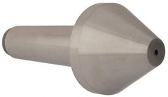 Riten - 3-1/2" Head Diam, Hardened Tool Steel Bull Nose Point Solid Dead Center - 5MT Morse Taper, 3-1/2" Point Diam, 2.155" Point Length - Exact Industrial Supply