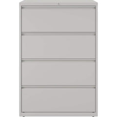 File Cabinets & Accessories; File Cabinet Type: Horizontal; Color: Light Gray; Material: Steel; Number Of Drawers: 4.000