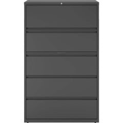 File Cabinets & Accessories; File Cabinet Type: Vertical; Color: Black; Material: Steel; Number Of Drawers: 3.000
