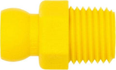 Loc-Line - 1/4" Hose ID, Male to Female Coolant Hose Connector - 1/4" NPT, For Loc-Line Modular Hose Systems - Exact Industrial Supply
