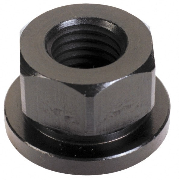 TE-CO - 1-1/4 - 7, 2-1/2" Flange Diam, 1-1/4" High, 1-13/16" Across Flats, Flange Nut - Exact Industrial Supply