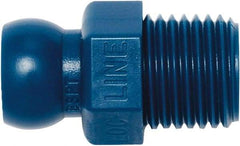 Loc-Line - 1/4" Hose ID, Male to Female Coolant Hose Connector - 1/4" BSPT, For Loc-Line Modular Hose Systems - Exact Industrial Supply