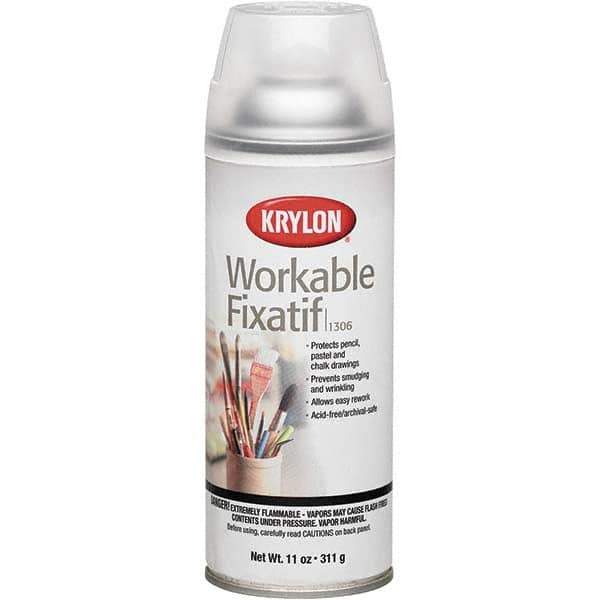 Krylon - 16 oz Gloss Clear Workable Fixatif - Exact Industrial Supply
