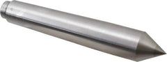 Riten - 7/8" Head Diam, Carbide-Tipped Steel Standard Point Solid Dead Center - Jarno 7 Taper, 7/8" Point Diam, 1-3/16" Point Length, 5-1/4" OAL - Exact Industrial Supply