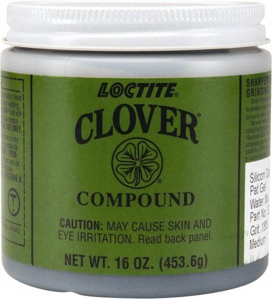 Loctite - 1 Lb Water Soluble Compound - Compound Grade Very Fine, 180 Grit, Black & Gray, Use on General Purpose - Exact Industrial Supply