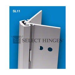 Piano Hinge: Flush Aluminum, Dark Bronze Finish