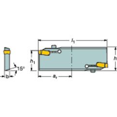 HDGL-45-590 CoroCut® 1-2 Blade for Parting - Exact Industrial Supply