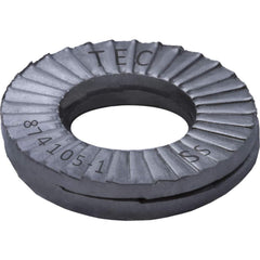 Wedge Lock Washers; Thread Size: 3/4; Material: Stainless Steel; Inside Diameter: 0.787 in; Outside Diameter: 1.535 in; Finish: Uncoated; Hardness: Kolsterize Case Hardened; Standards: MIL-STD-1312-7   ISO 9001:2008    ISO TS16949; Thickness: 3.2 in