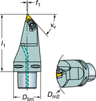 C6-DDMNL-33120-15 Capto® and SL Turning Holder - Exact Industrial Supply