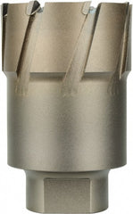 Annular Cutter: 1-9/16″ Dia, 2″ Depth of Cut, Carbide Tipped Threaded Shank, Bright/Uncoated