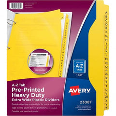 AVERY - Tabs, Indexes & Dividers Indexes & Divider Type: Preprinted Tab Dividers Size: 8 1/2 x 11 - Exact Industrial Supply