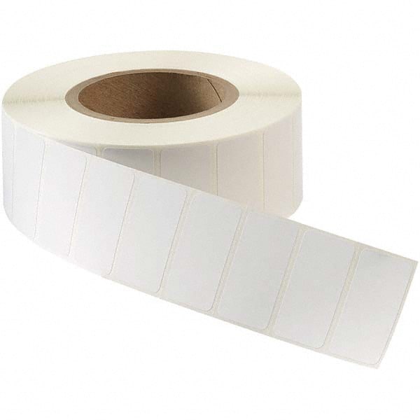 AVERY - Pack of (4) Rolls, 1" x 2" White Paper Thermal Labels, 3000 Labels per Roll - Exact Industrial Supply