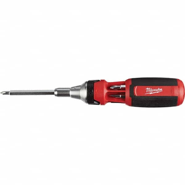 Milwaukee Tool - Screwdriver Bit Sets Type: Multi-Bit Screwdriver; Mulit-Purpose Tool Drive Size: 1/4 (Inch) - Exact Industrial Supply