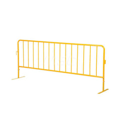 Railing Barriers; Type: Barrier; Barrier Type: Barricade; Length (Inch): 101 3/4; Height (Inch): 40-11/16; Material: Steel; Material: Steel