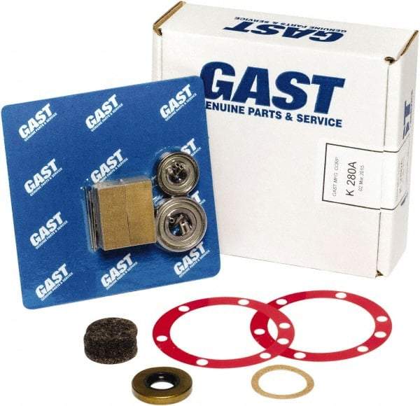Gast - Air Actuated Motor Accessories Type: Repair Kit For Use With: 4AM-NRV-70C & 4AM-70C-CB60 - Exact Industrial Supply