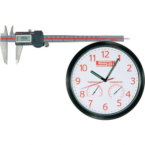 SPI - 0 to 8" Range, 0.0005" Resolution, IP54 Electronic Caliper - Exact Industrial Supply