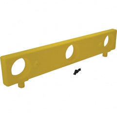 Barrier Parts & Accessories; Type: Barricade Extentions; Accessory Type: Barricade Extentions; Color: Yellow; Height (Inch): 15-1/8; Material: Polyethylene; Length (Feet): 70 in; Length (Inch): 70 in; 70; Width (Inch): 4-1/2; Overall Length: 70 in; Finish