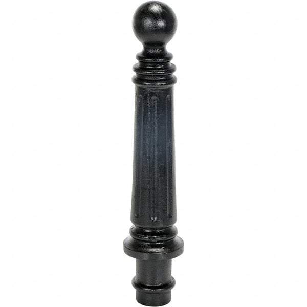 Vestil - 5" Diam x 28" High, Black Iron Bollard - Exact Industrial Supply