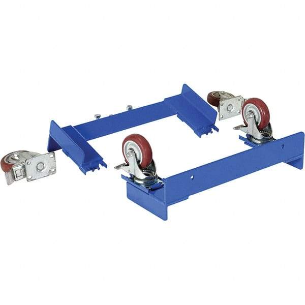 Vestil - Drum Caddy - 4 Swivel Casters with Steel Wheels - Exact Industrial Supply