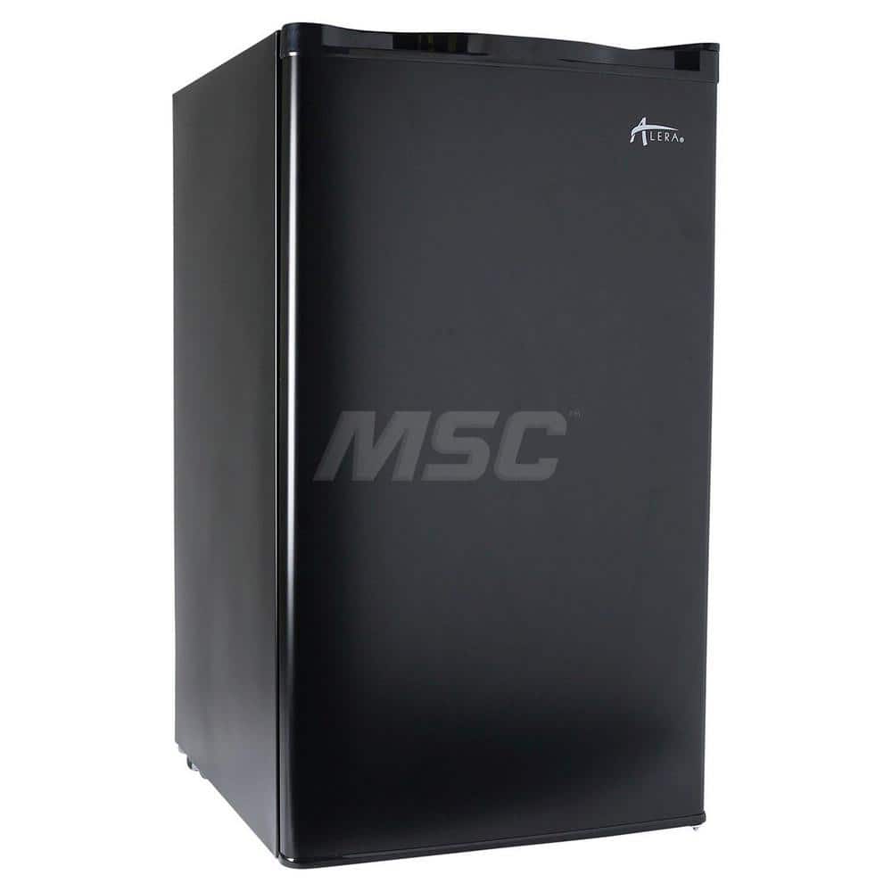 Refrigerators; Refrigerator Style: Counter-Height; Color: Black; Refrigerator Capacity: 3.2 ft ™; Width (Inch): 19; Door Style: Flip, Solid; Depth (Inch): 17.7 in; Overall Height: 33.9 in; Color: Black; Overall Depth: 17.7 in; Overall Width: 19