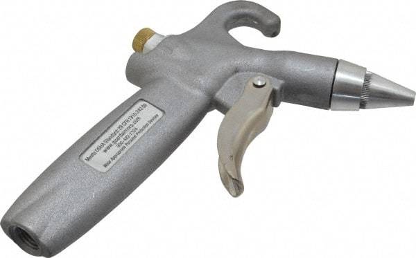 Guardair - 120 Max psi Whisper Jet Pistol Grip Blow Gun - 1/4 NPT Inlet, Aluminum - Exact Industrial Supply