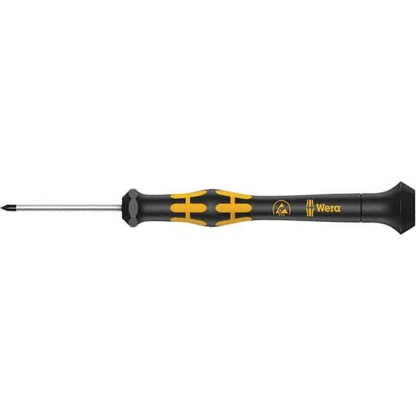 Wera - 1-47/64" Blade Length Microstix Screwdriver - 137mm OAL - Exact Industrial Supply