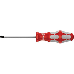 Wera - #1 Point, 8" Blade Length Square Recess Screwdriver - 141mm OAL - Exact Industrial Supply