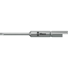 Wera - Slotted Screwdriver Bits Reversible: Reversible Blade Width (mm): 2.50 - Exact Industrial Supply