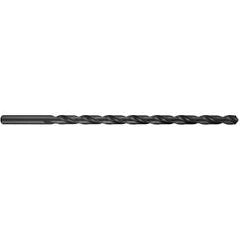 19/64X500MM OAL XL SS DRILL-BLK - Exact Industrial Supply