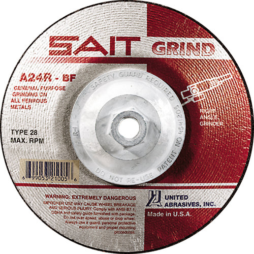 4-1/2X1/4X5/8-11 A24R WHEEL - Exact Industrial Supply