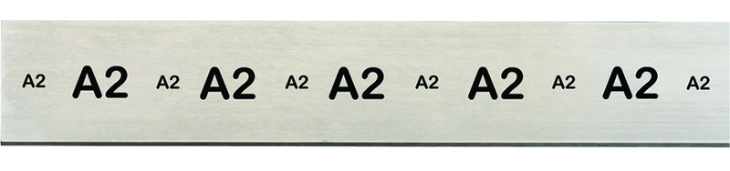 5/8 x 2-1/2 x 36 - Oversize Air Hardening Flat Stock - Exact Industrial Supply