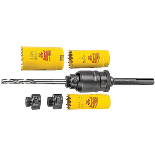 ‎A6-9 Arbor Kit w/Fast Cut Hole Saw SDS Shank - Exact Industrial Supply