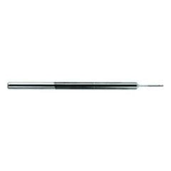1/32" Dia 2-1/2" OAL - Extra Reach - Ball Nose-AD-Carbide End Mill - 3FL - Exact Industrial Supply