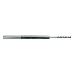 3/32" Dia. -  2-1/2" OAL - Extra Reach - Ball Nose-AD-Carbide End Mill - 3FL - Exact Industrial Supply
