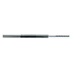 3/32" Dia. -  2-1/2" OAL - Stub FL / Long Shank - Ball Nose-AD-Carbide End Mill - 3FL - Exact Industrial Supply