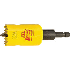 ‎1-1/2″ Bi-Metal Deep Cut Hole Saw - Starrett with Arbor - Exact Industrial Supply