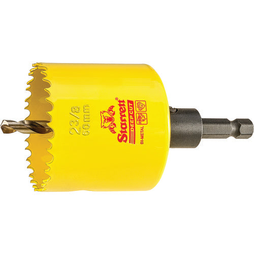 ‎2-3/8″ Bi-Metal Deep Cut Hole Saw - Starrett with Arbor - Exact Industrial Supply