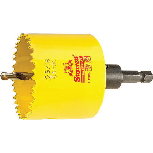‎2-9/16″ Bi-Metal Deep Cut Hole Saw - Starrett with Arbor - Exact Industrial Supply